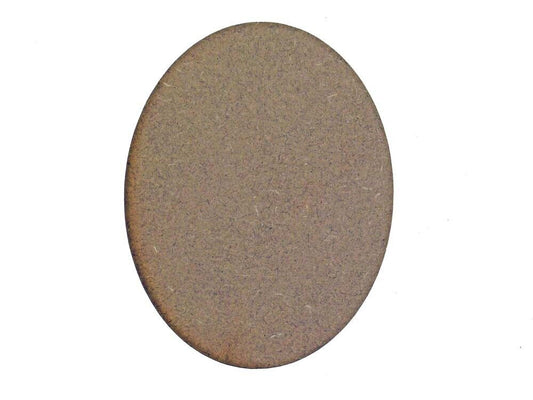 Ovals MDF Laser Cut Craft Blanks in Various Sizes