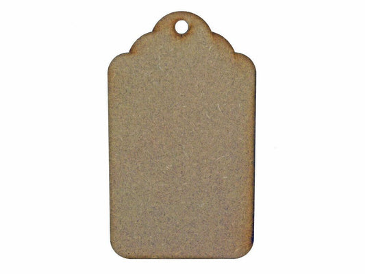 Tag MDF Laser Cut Craft Blanks in Various Sizes