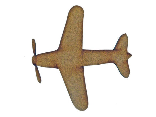 Aeroplane MDF Laser Cut Craft Blanks in Various Sizes