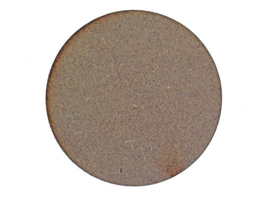 Circle MDF Laser Cut Craft Blanks in Various Sizes