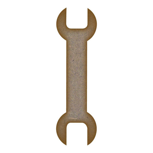 Spanner MDF Laser Cut Craft Blanks in Various Sizes