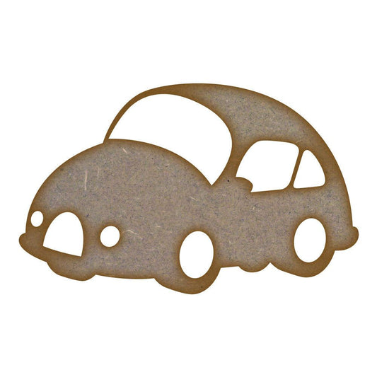 Car (Design 2) MDF Laser Cut Craft Blanks in Various Sizes