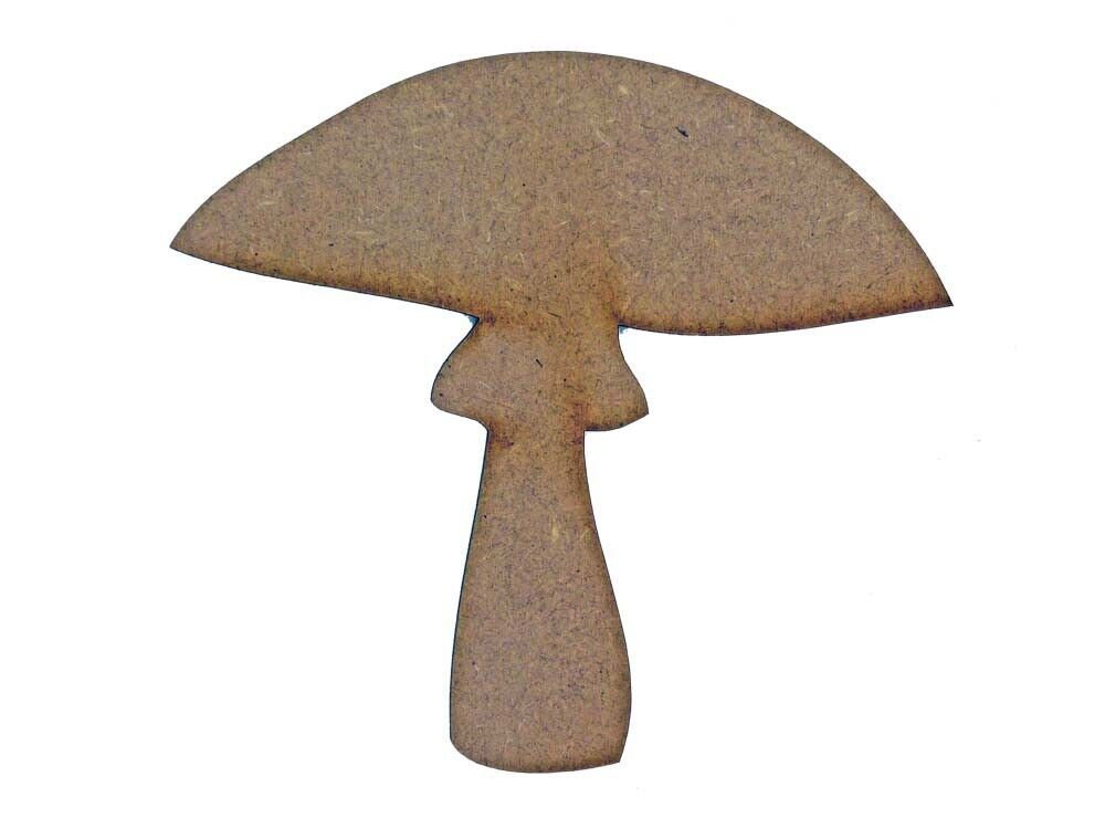 Mushroom MDF Laser Cut Craft Blanks in Various Sizes