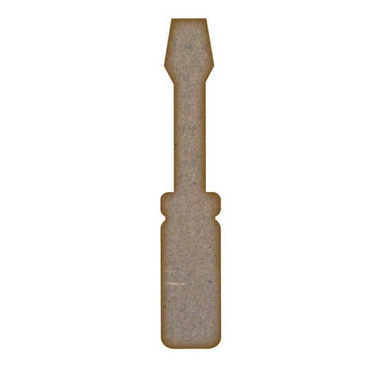 Screwdriver MDF Laser Cut Craft Blanks in Various Sizes