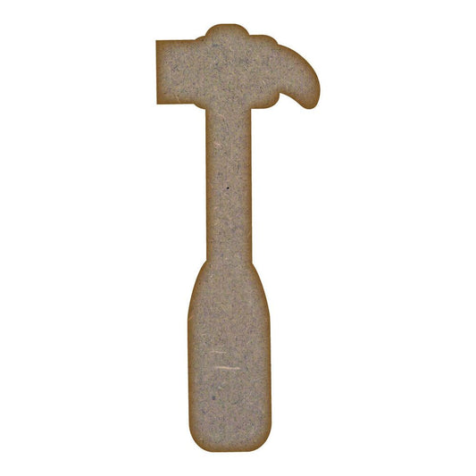 Hammer MDF Laser Cut Craft Blanks in Various Sizes