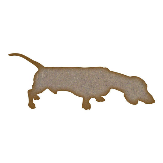 Sausage Dog MDF Laser Cut Craft Blanks in Various Sizes