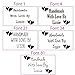 Personalised Rubber Stamp - Mini - Handmade by: Hearts 6 - 30x20mm