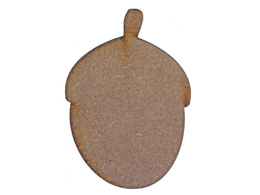 Acorn MDF Laser Cut Craft Blanks in Various Sizes