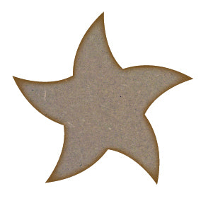 Decorative Star MDF Laser Cut Craft Blanks in Various Sizes