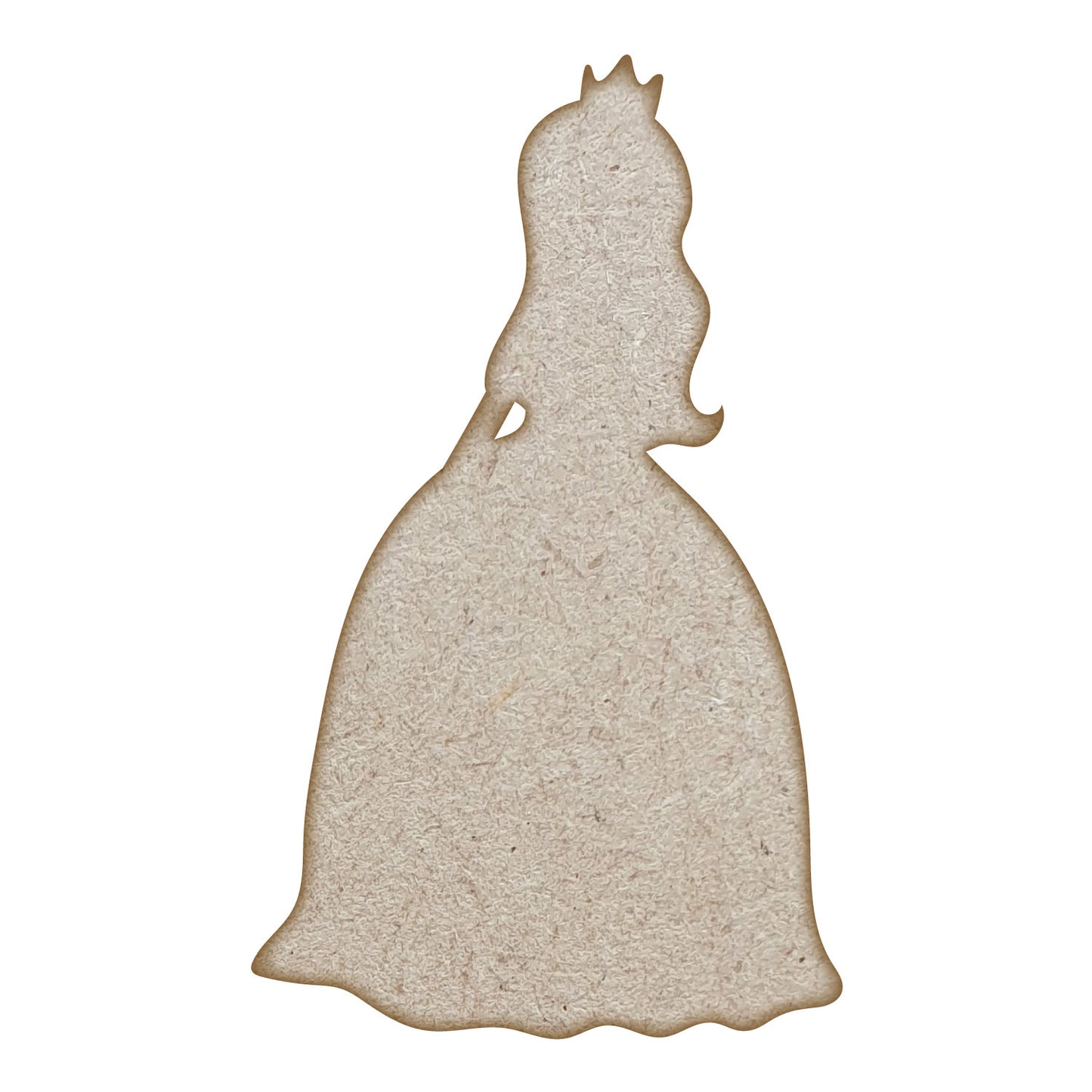 Princess (Design 3) - MDF Laser Cut Craft Blanks in Various Sizes