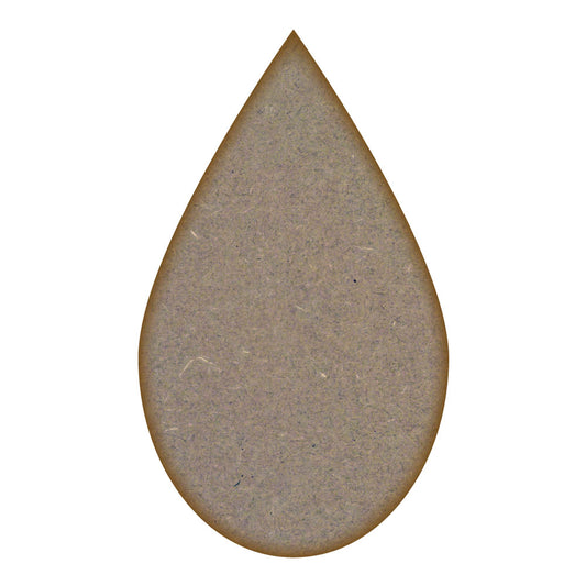 raindrop MDF Laser Cut Craft Blanks in Various Sizes