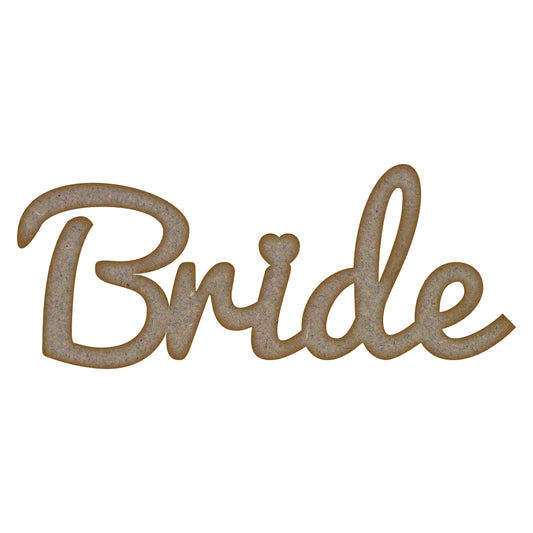 Words: Bride (261mm x 107mm)